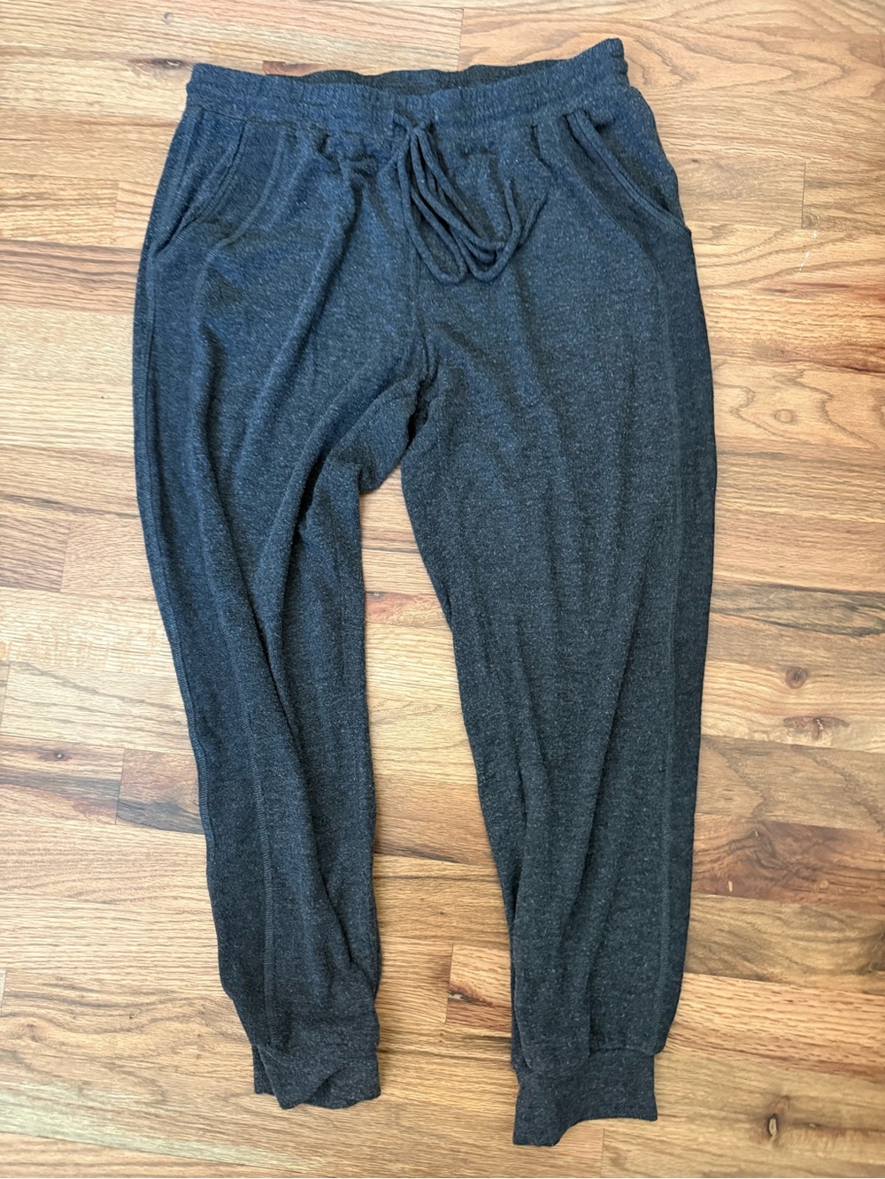 Women’s Dark Gray Knit Jogger Pants